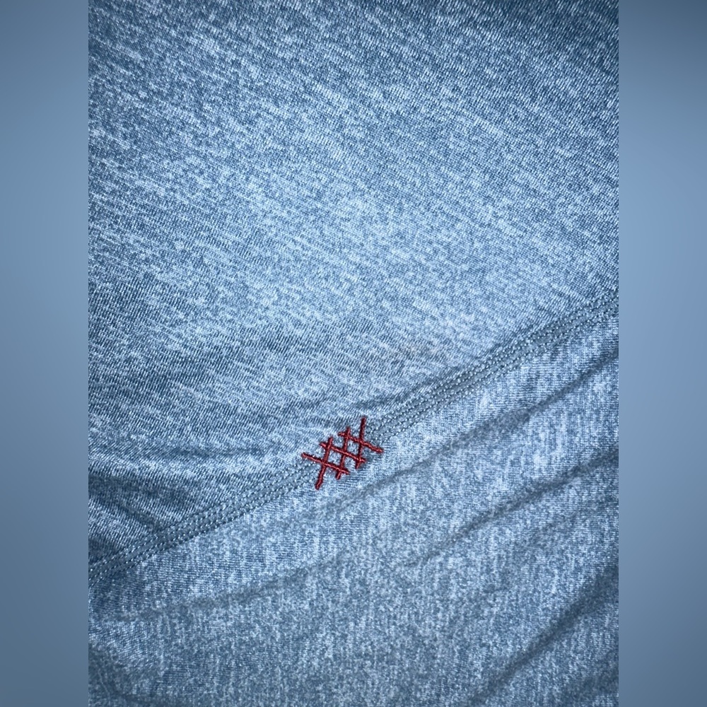 Rhône - Reign long sleeve - soft sweat-wicking - heather blue - Picture 2 of 5